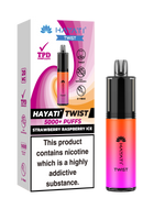 Load image into Gallery viewer, Strawberry raspberry Ice Hayati Twist 5000 Disposable Pod Kit