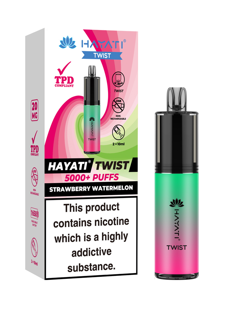 Strawberry Watermelon Hayati Twist 5000 Disposable Pod Kit