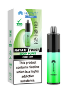 Load image into Gallery viewer, Fresh Mint Hayati Twist 5000 Disposable Pod Kit
