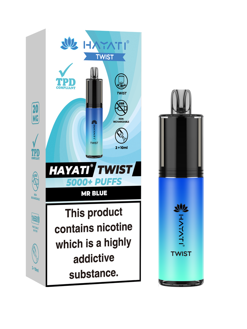 Mr Blue Hayati Twist 5000 Disposable Pod Kit