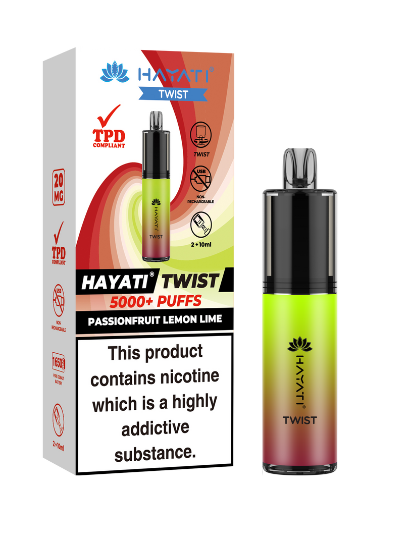 Lemon Lime Hayati Twist 5000 Disposable Pod Kit