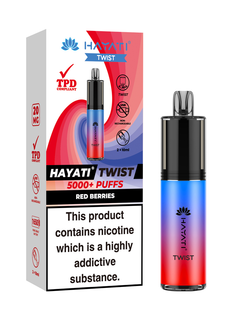 Red Berries Hayati Twist 5000 Disposable Pod Kit