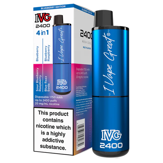 Blueberry Edition IVG 2400 Disposable Device