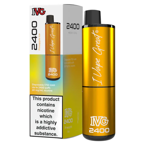 IVG 2400 Pineapple Ice IVG 2400 Disposable Vape