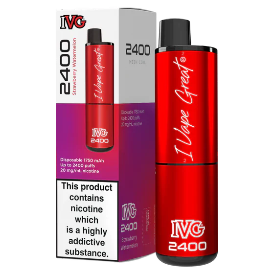 IVG 2400 Strawberry Watermelon IVG 2400 Disposable Vape