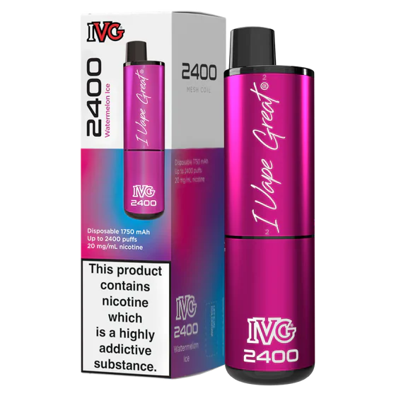 IVG 2400 Watermelon Ice IVG 2400 Disposable Vape