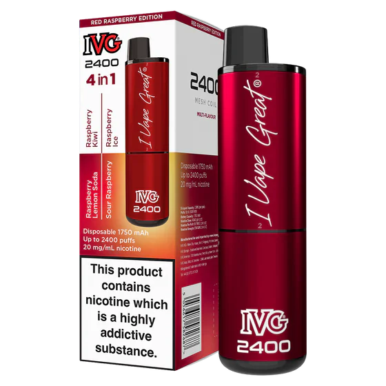 IVG 2400 Red Raspberry Edition IVG 2400 Disposable Device