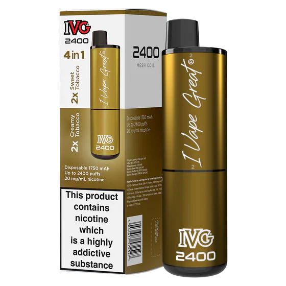 IVG 2400 Tobacco Edition IVG 2400 Disposable Vape